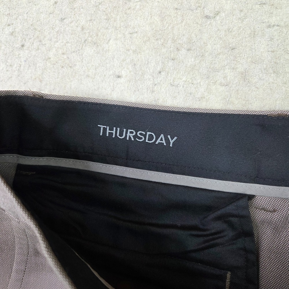 Bonobos Pants Mens 34x32 Gray Chino Thursday Flat Stretch Cotton Weekday Warrior - Picture 3 of 13